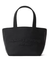 Alexander Wang Mini Punch Shopper mit Logo-Prägung Schwarz