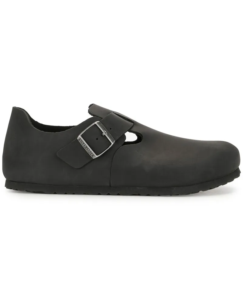 Birkenstock London' Slipper mit Schnalle - Schwarz Schwarz