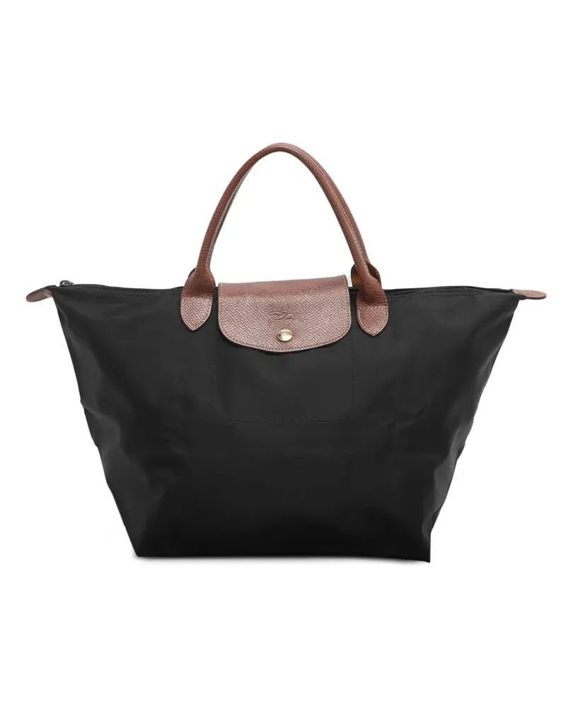 Longchamp Mittelgroße Le Pliage Tote Bag - Schwarz Schwarz
