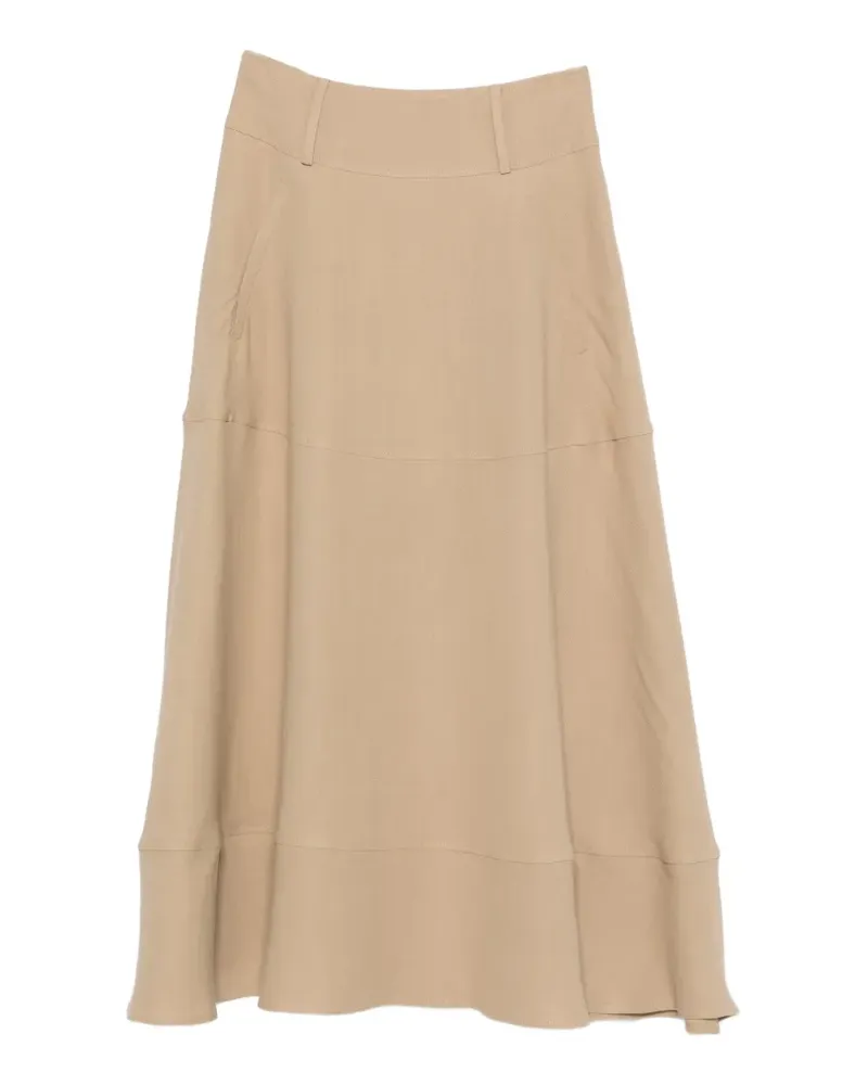 Antonelli Firenze concealed-fastening midi skirt - Nude Nude