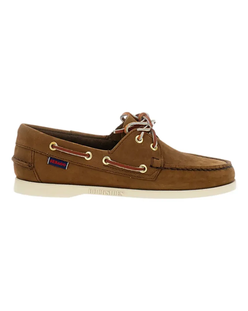 Sebago round-toe boat shoes - Braun Braun