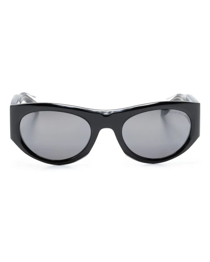 Cutler and Gross 9276 Sonnenbrille mit rundem Gestell Schwarz