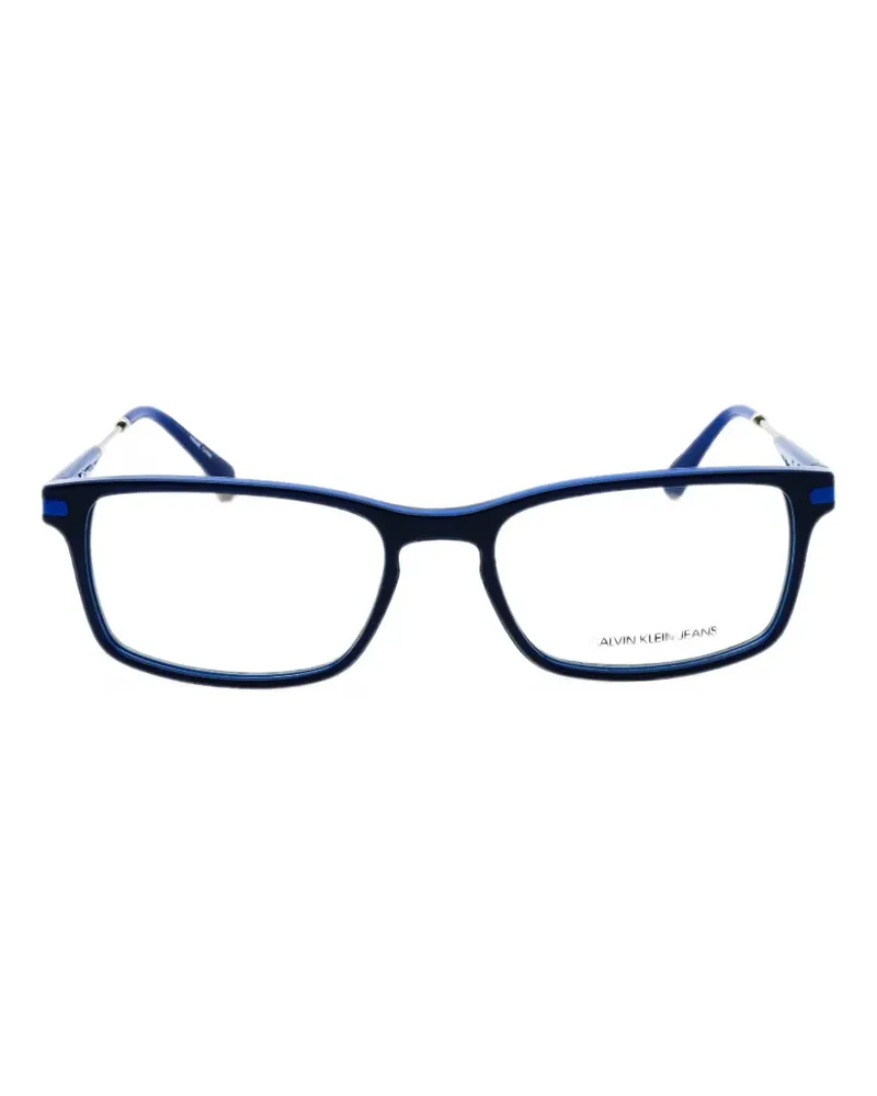 Calvin Klein rectangle-frame glasses - Blau Blau