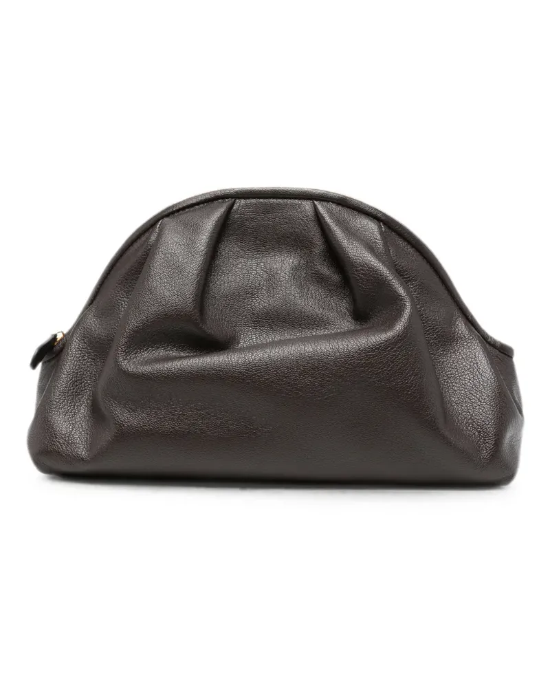 The Row Charlotte Clutch - Braun Braun