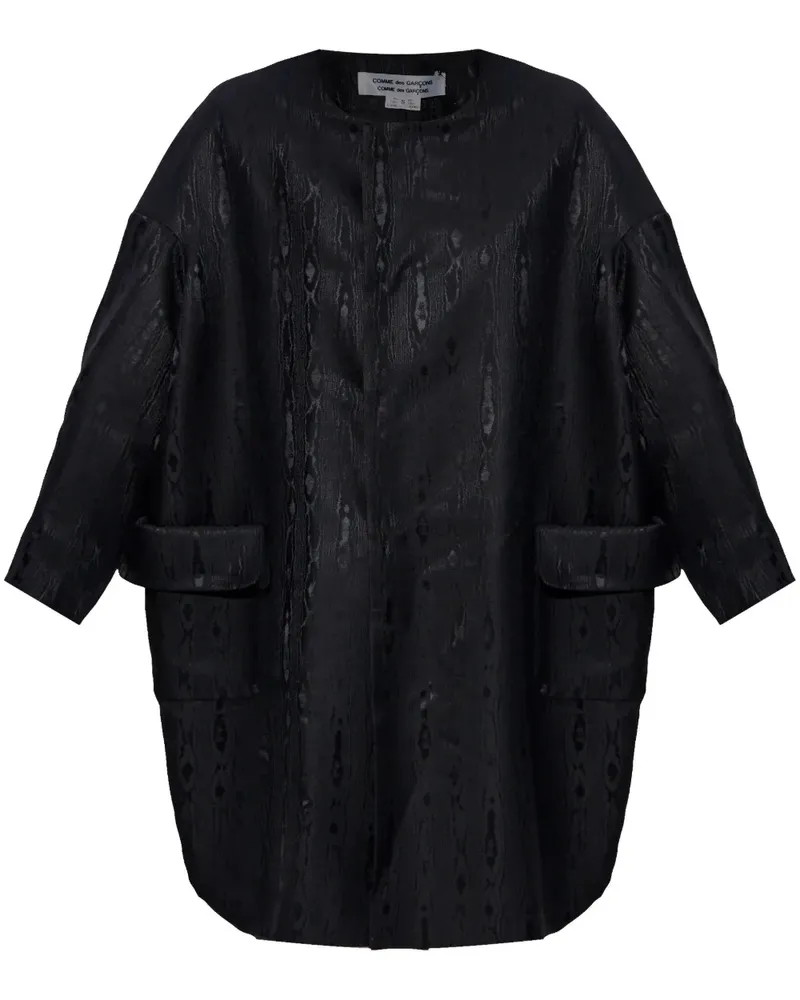 Comme des Garçons Klassischer Mantel - Schwarz Schwarz