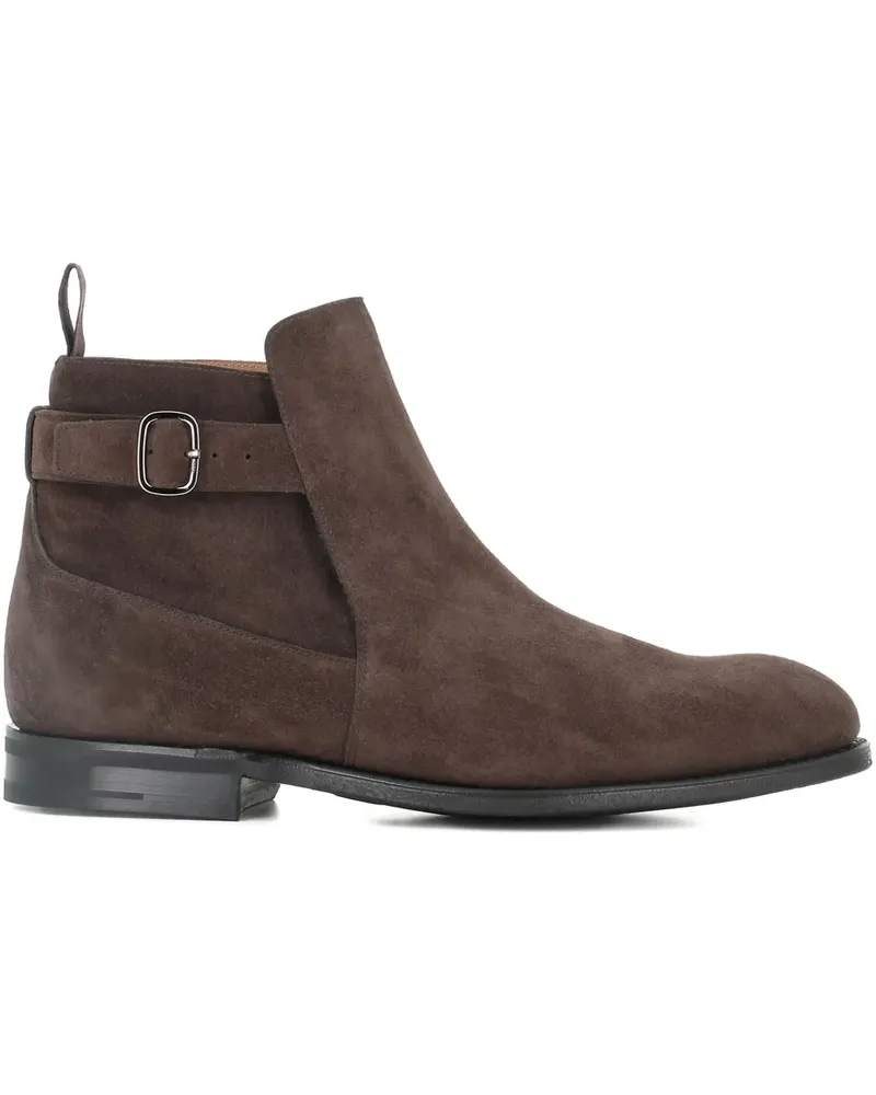 Church's Wildlederstiefel mit Schnallenverschluss - Braun Braun