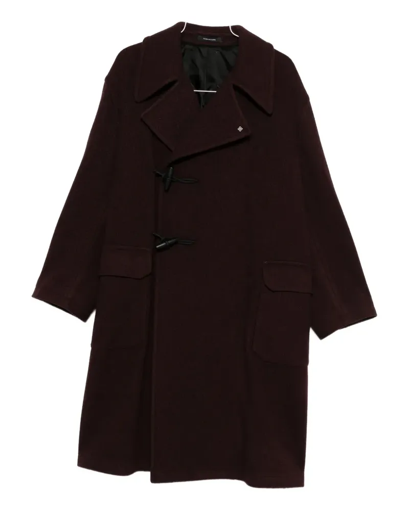 Tagliatore wide-lapel coat - Rot Rot
