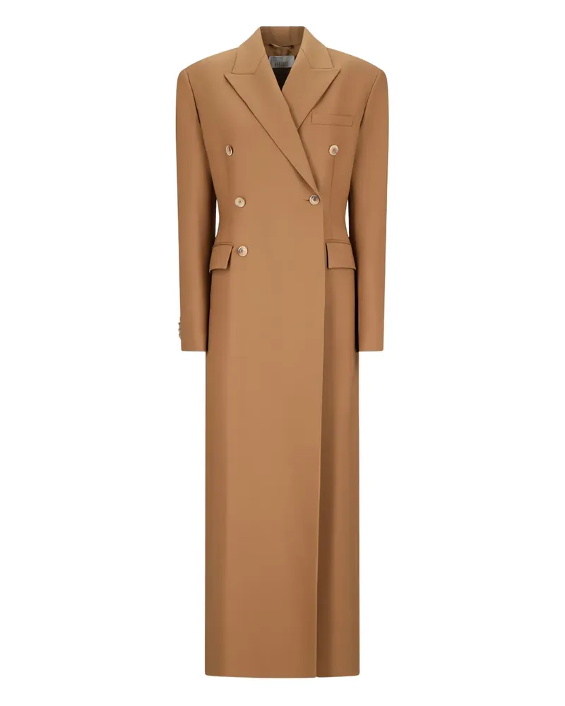 Giuseppe di Morabito double-breasted long coat - Braun Braun