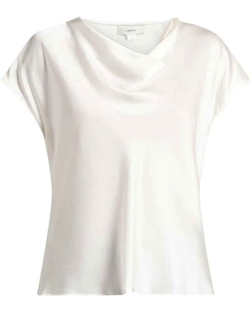 Vince Top mit Wasserfallkragen - Nude Nude