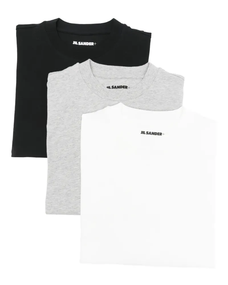 Jil Sander T-Shirts mit Rundhalsausschnitt (3er-Set) - Schwarz Schwarz