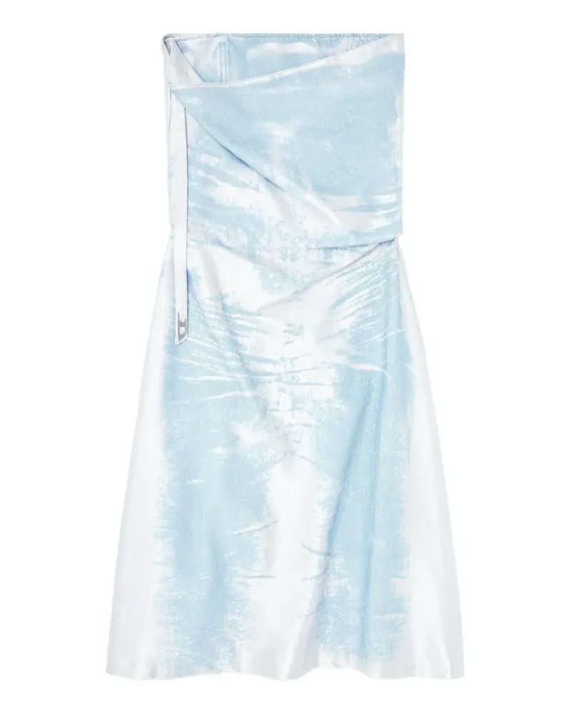 Diesel Schulterfreies Kleid im Biker-Look - Weiß Weiß