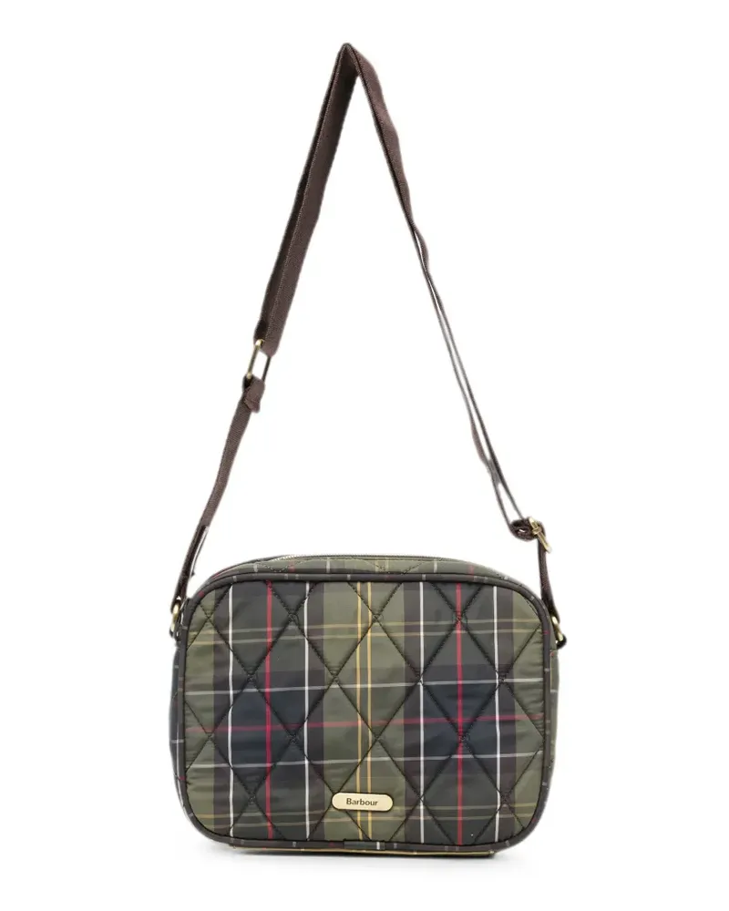 Barbour Gesteppte Schultertasche - Grün Grün