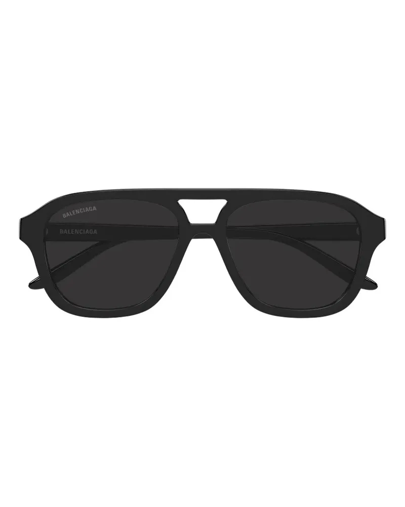 Balenciaga Daily Pilotenbrille - Schwarz Schwarz