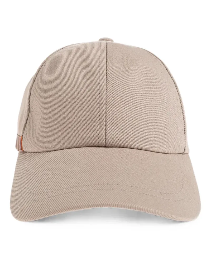 Paul Smith Baseballkappe mit Einsätzen - Nude Nude