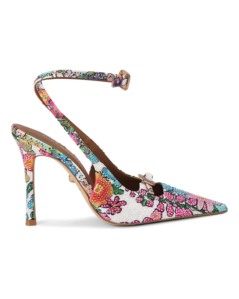 Kurt Geiger 2 Buckle Point Court Pumps - Weiß Weiß