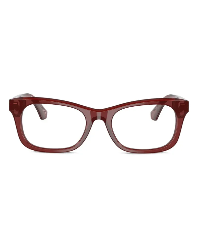 Burberry Brille mit eckigem Gestell - Rot Rot