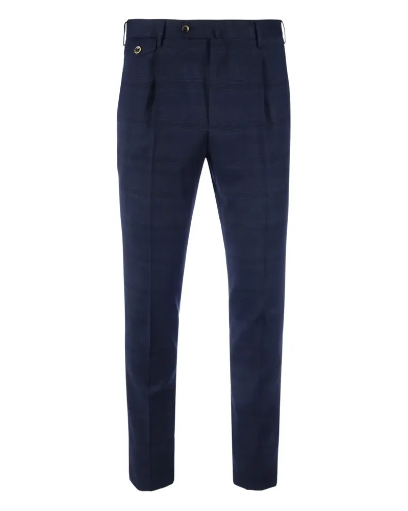 PT TORINO Karierte Hose - Blau Blau