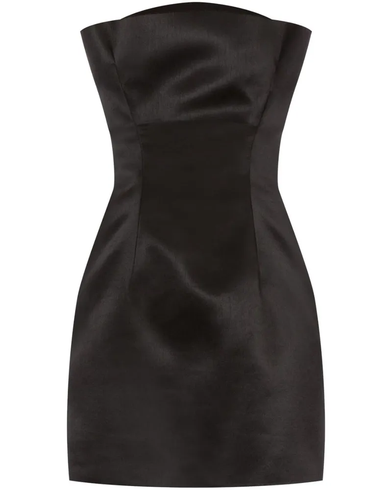 Philosophy Di Lorenzo Serafini Minikleid aus Satin - Schwarz Schwarz