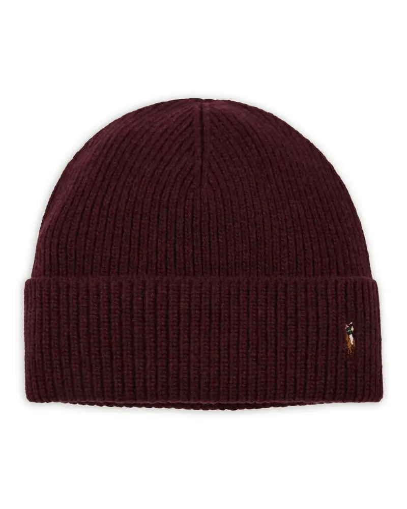 Ralph Lauren Beanie mit ikonischem Bündchen - Rot Rot