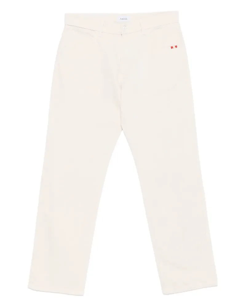 Amish James Jeans mit Stickerei - Nude Nude