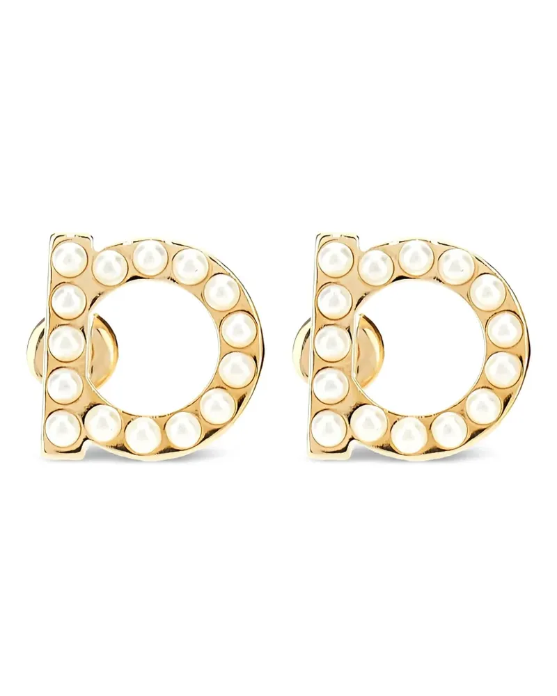 Ferragamo Gancini Ohrstecker - Metallic Metallic