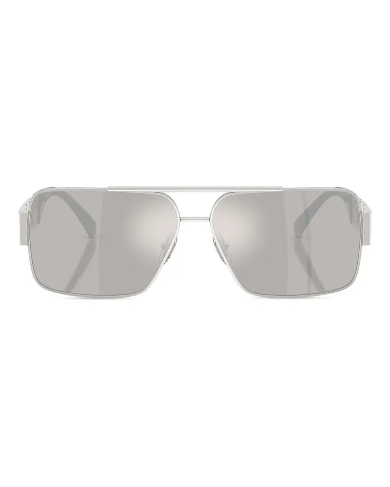 Versace pilot-frame sunglasses - Silber Silber