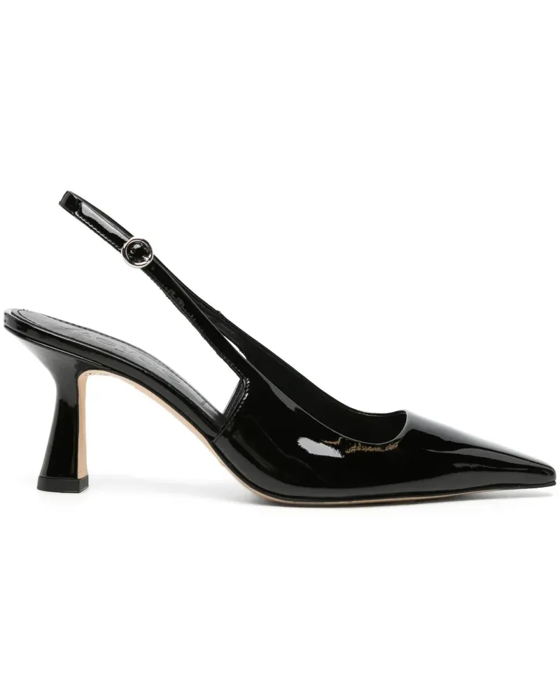 aeyde Slingback-Pumps 75mm - Schwarz Schwarz