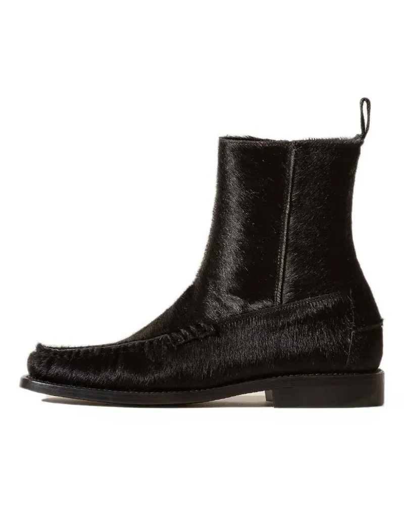 HEREU Andreu Stiefeletten aus Kalbshaar - Schwarz Schwarz