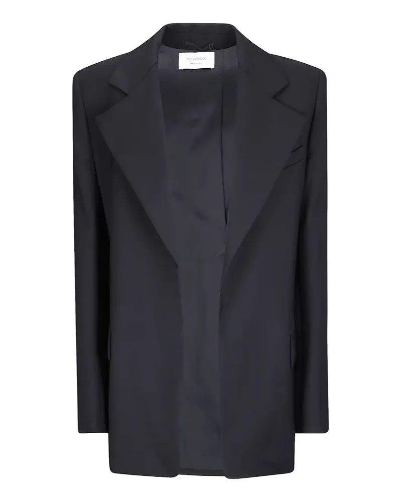 SPORTMAX Tenace Sakko aus Wolle - Schwarz Schwarz
