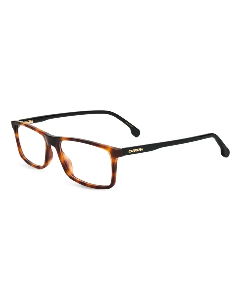 Carrera Eckige Brille in Schildpattoptik - Braun Braun