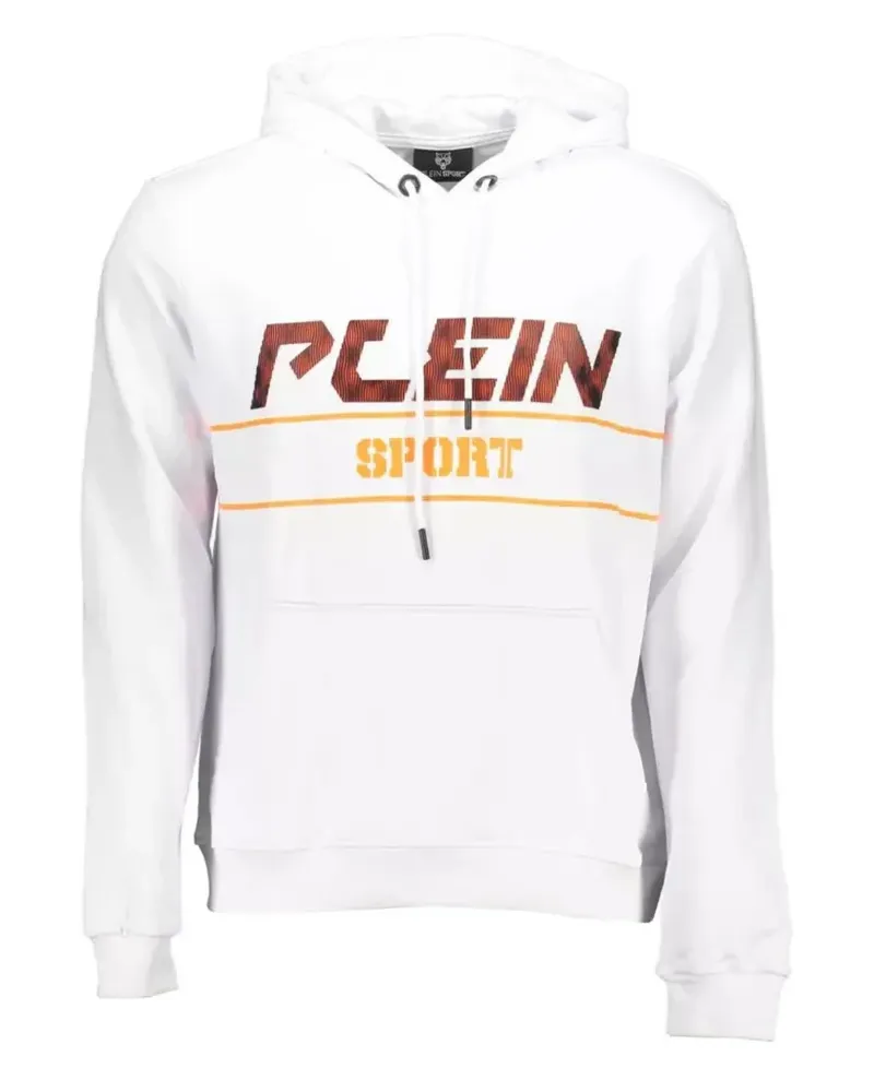 Philipp Plein logo-print hoodie - Weiß Weiß