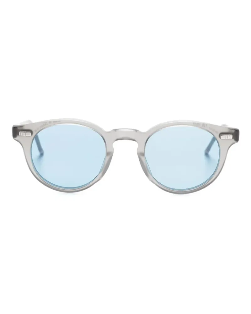 Thom Browne Sonnenbrille mit Panto-Gestell - Grau Grau