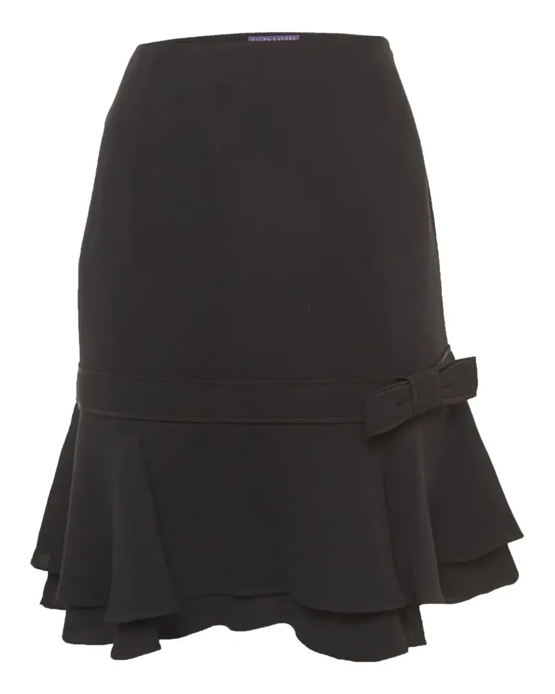 Ralph Lauren Rock mit Schleifendetail - Schwarz Schwarz