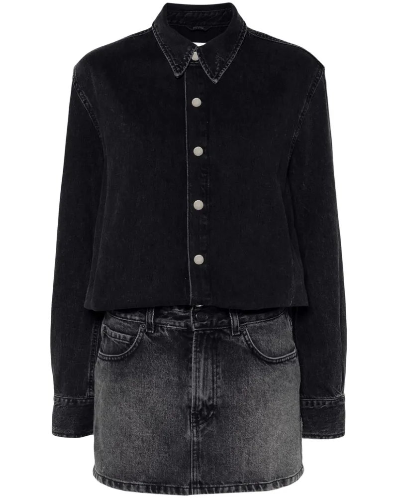 Haikure Tia Kleid - Schwarz Schwarz