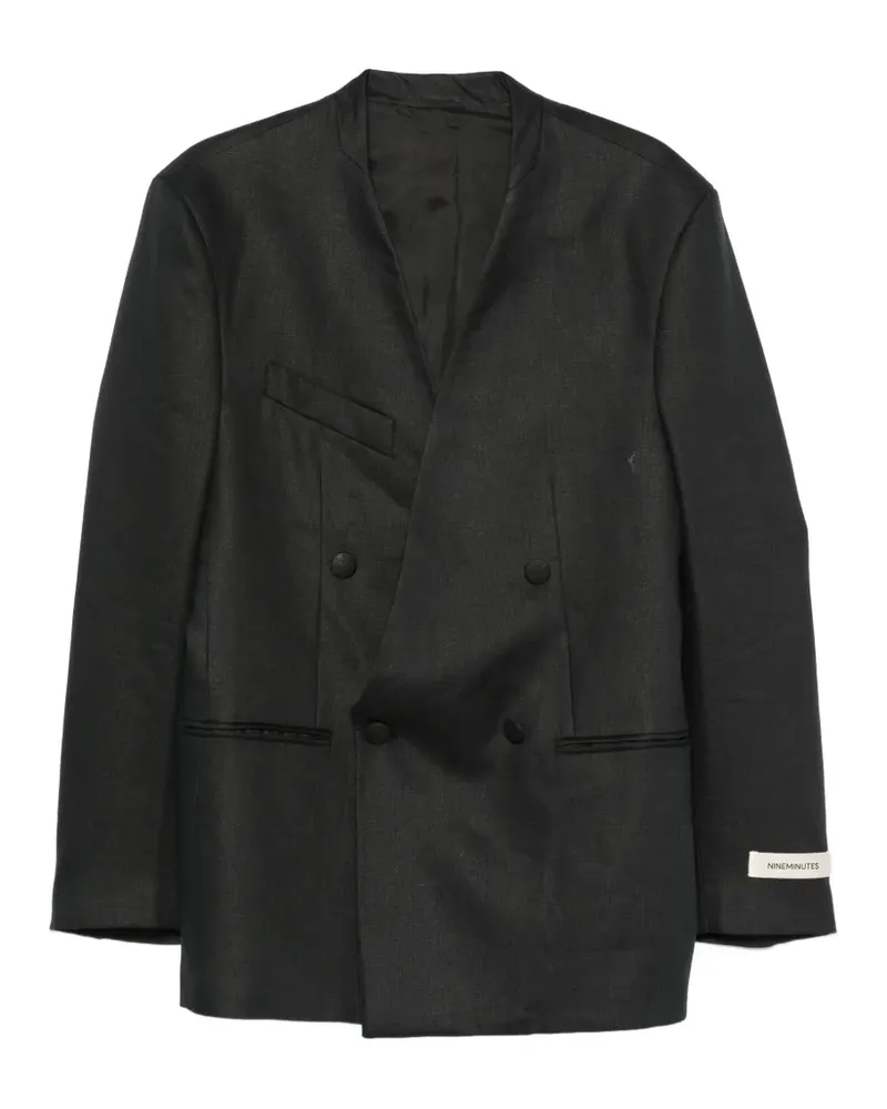 NINEMINUTES Lonely blazer - Schwarz Schwarz