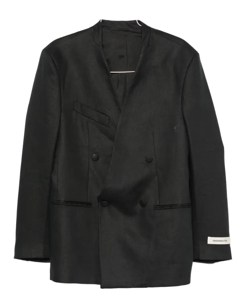 NINEMINUTES Lonely blazer - Schwarz Schwarz