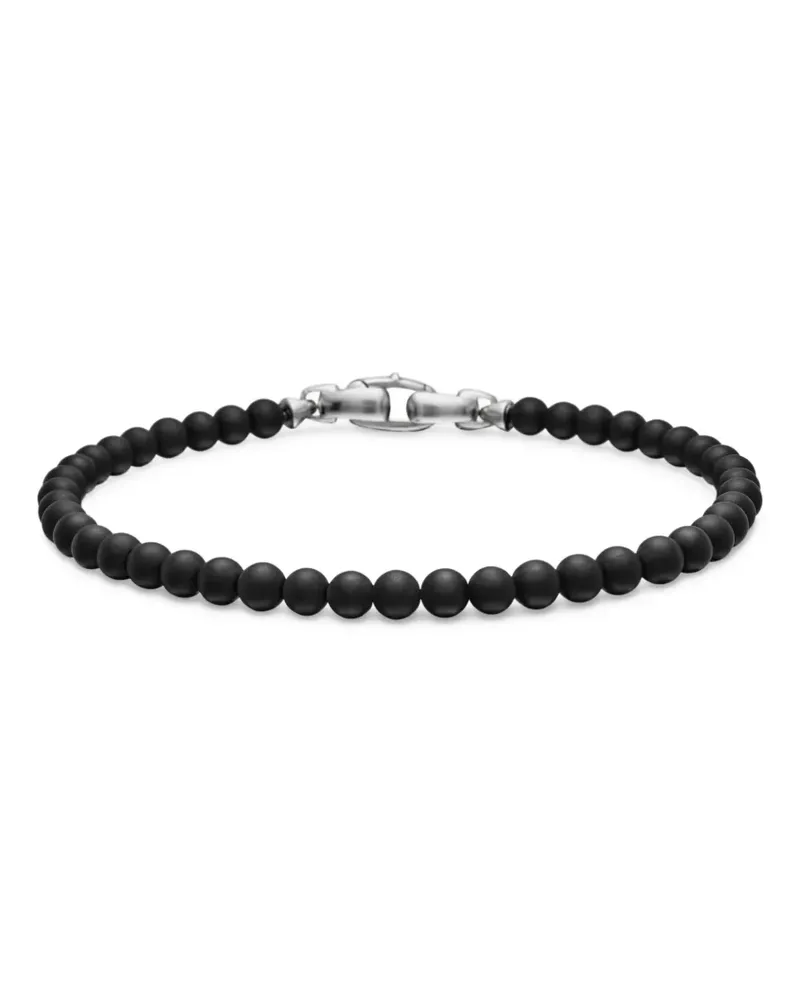 David Yurman Spiritual Beads Armband aus Sterlingsilber 4mm Silber