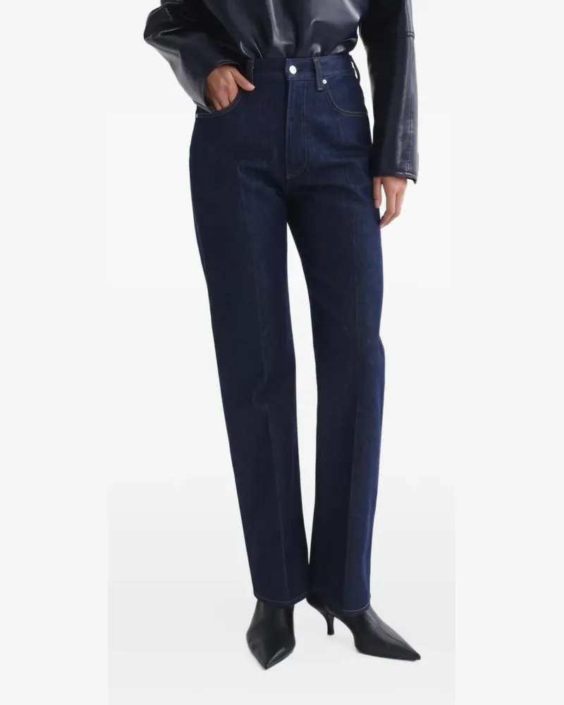 AGOLDE Morgan pressed-crease jeans - Blau Blau