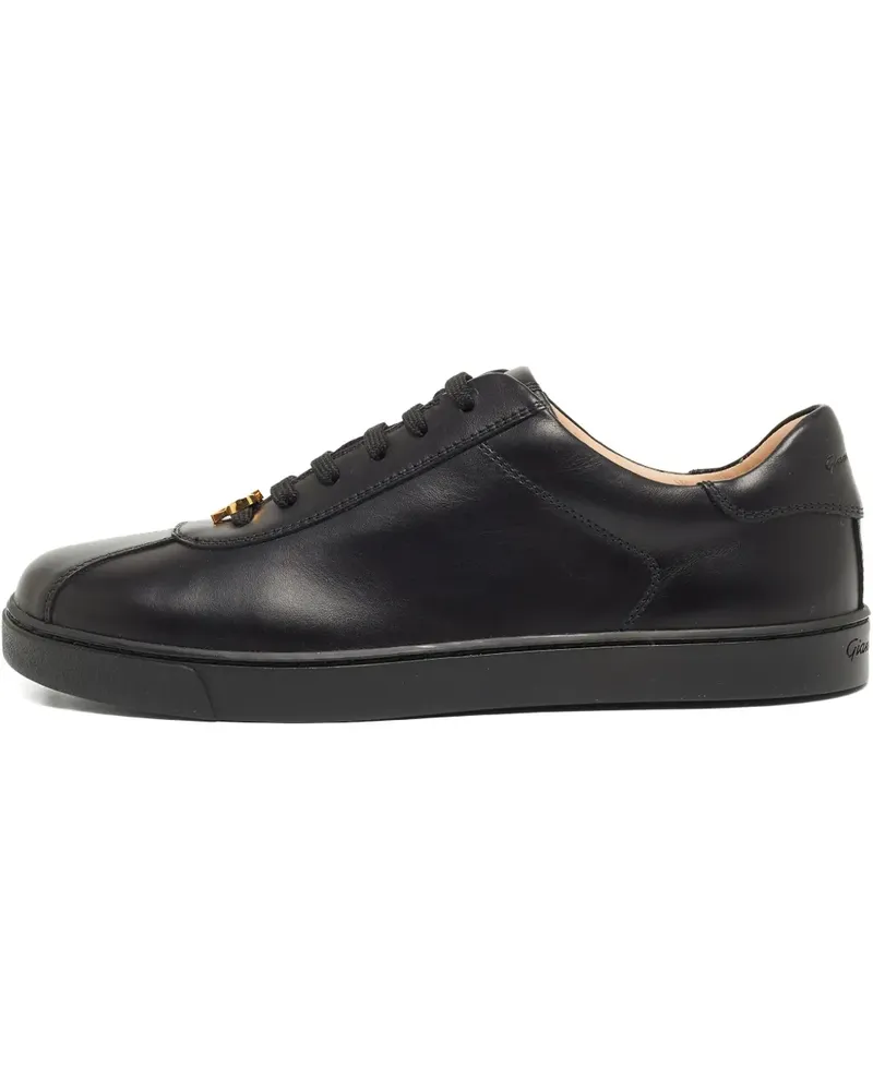 Gianvito Rossi Sneakers mit Logo - Schwarz Schwarz