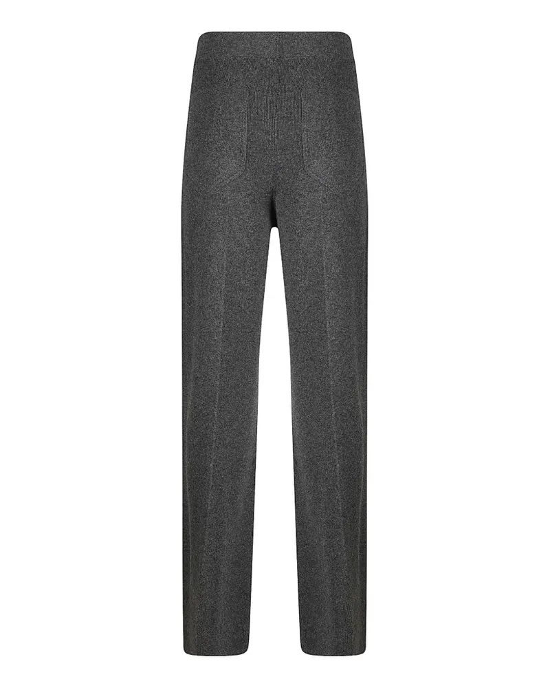 Victoria Beckham Alina knitted track pants - Grau Grau