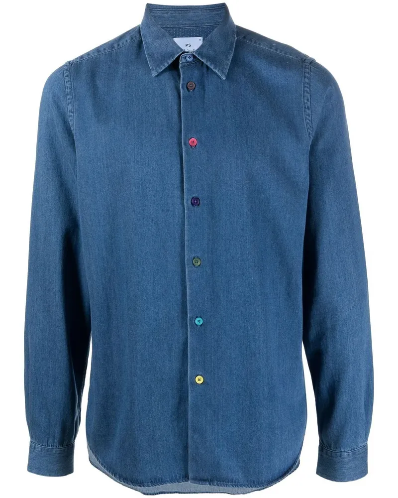 Paul Smith Jeanshemd aus Bio-Baumwolle - Blau Blau