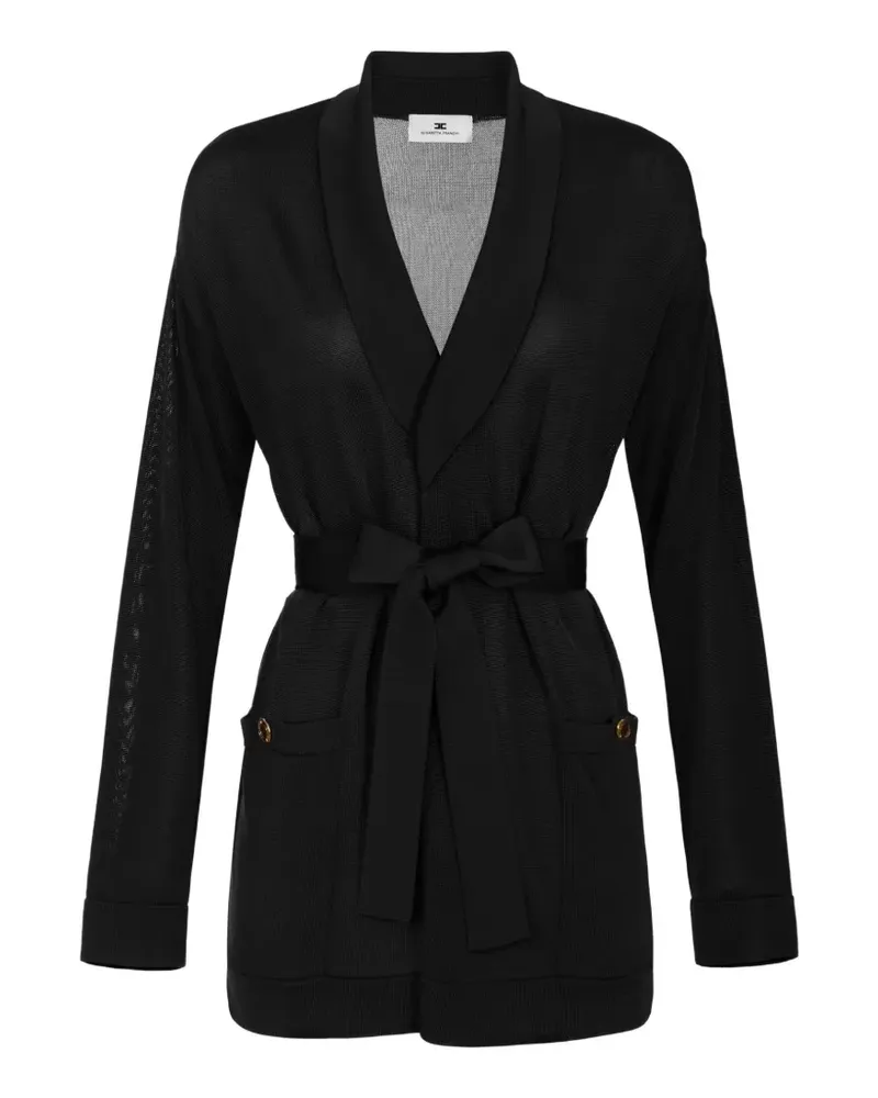 Elisabetta Franchi cardigan in viscose yarn - Schwarz Schwarz