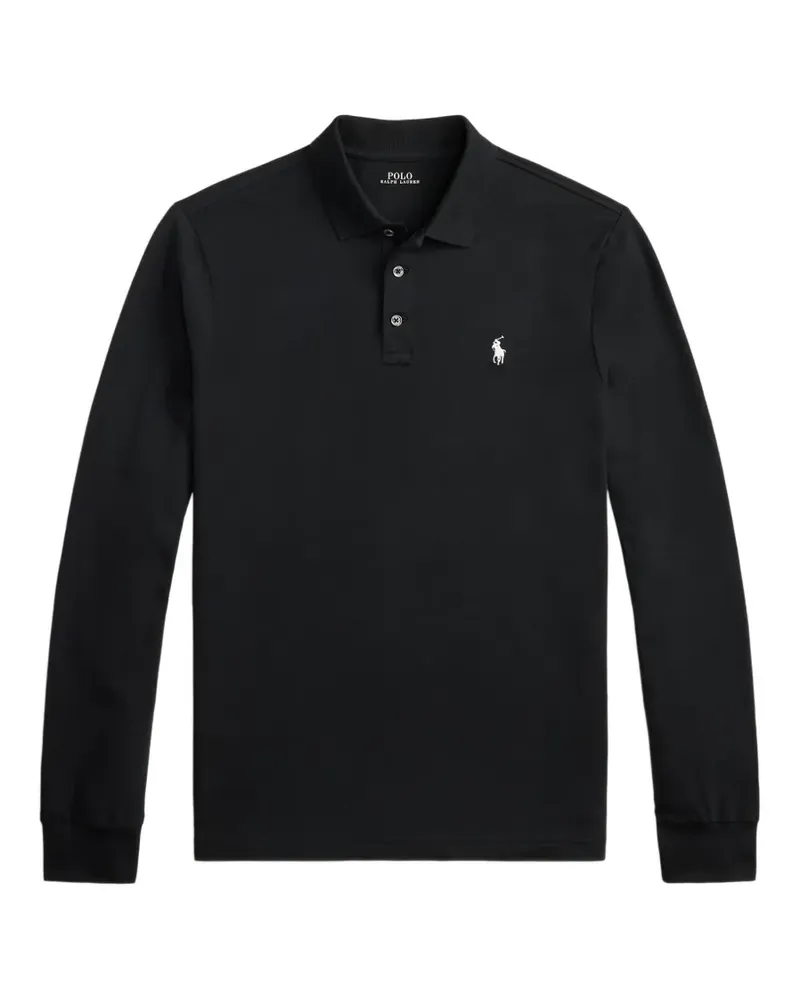 Ralph Lauren Poloshirt mit Polo Pony-Stickerei - Schwarz Schwarz
