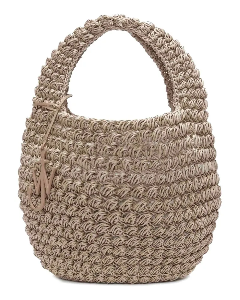 J.W.Anderson Große Popcorn Häkel-Handtasche - Nude Nude