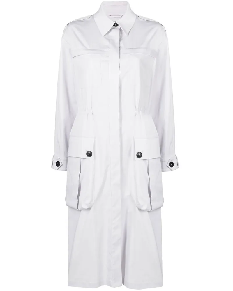 Patrizia Pepe Mittellanger Trenchcoat - Violett Violett