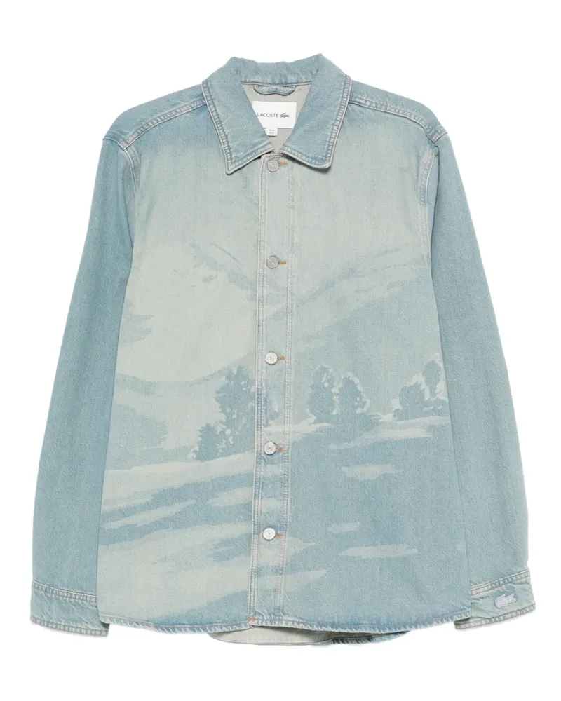 Lacoste Geknöpfte Jacke - Blau Blau