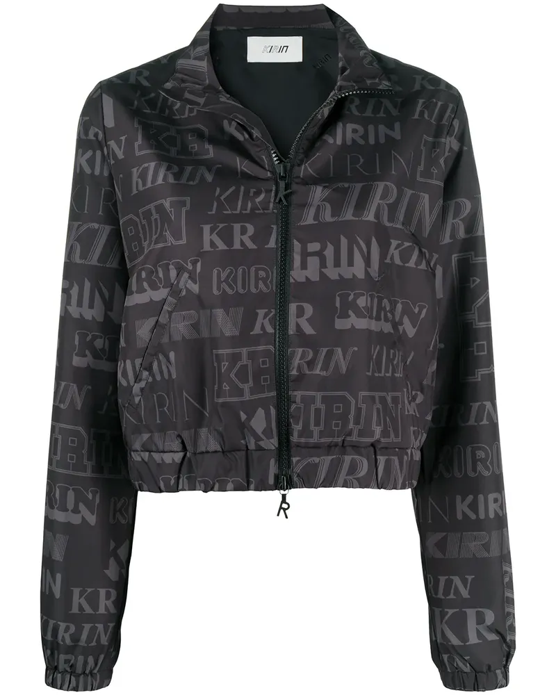 KIRIN Jacke mit Logo-Print - Schwarz Schwarz