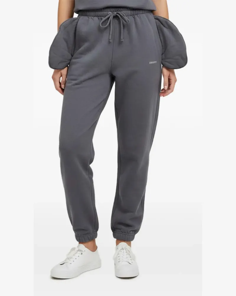 VETEMENTS 2019 inside-out pocket track pants - Grau Grau