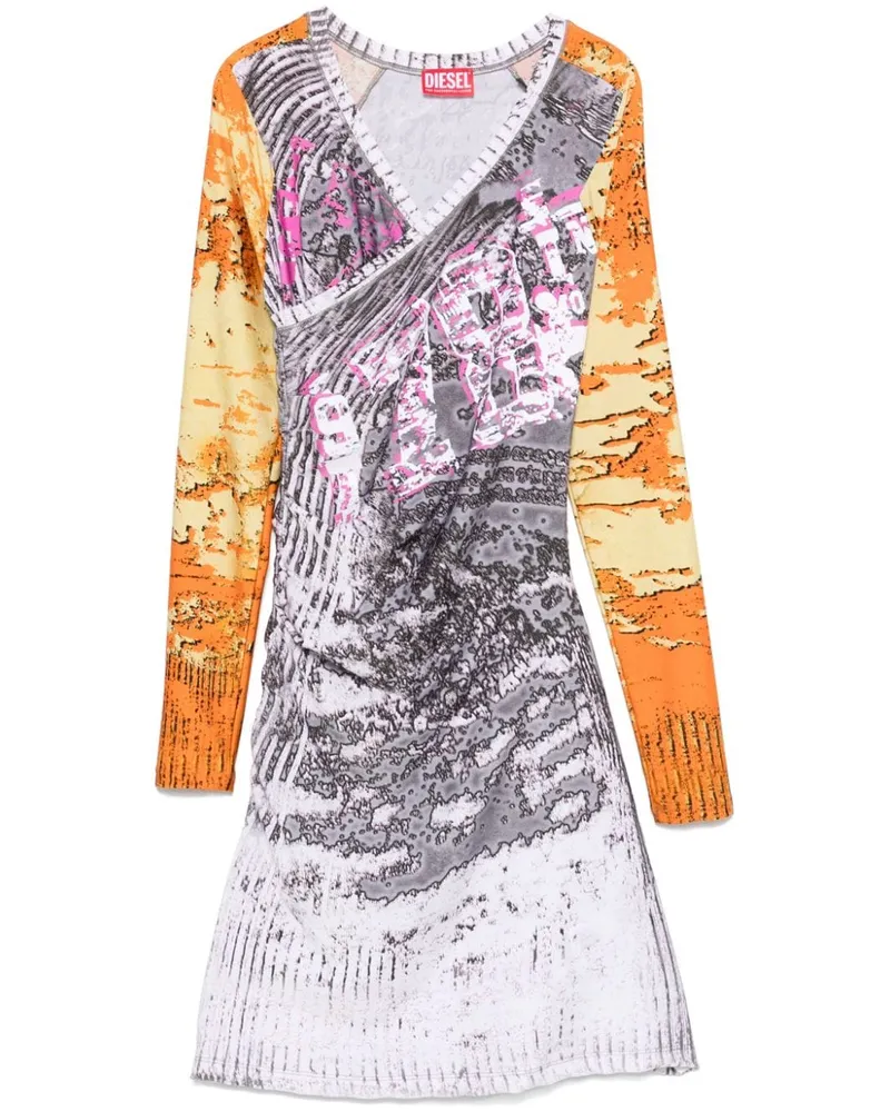 Diesel D-Zenyd Minikleid - Grau Grau