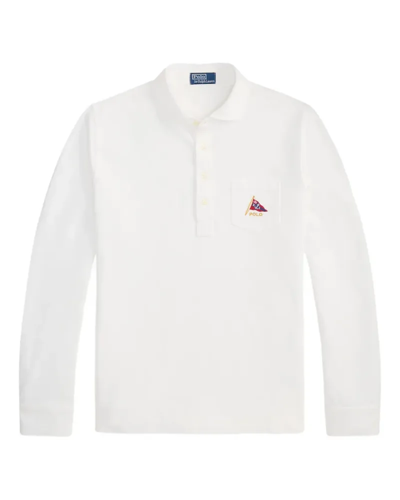 Ralph Lauren Besticktes Poloshirt - Weiß Weiß